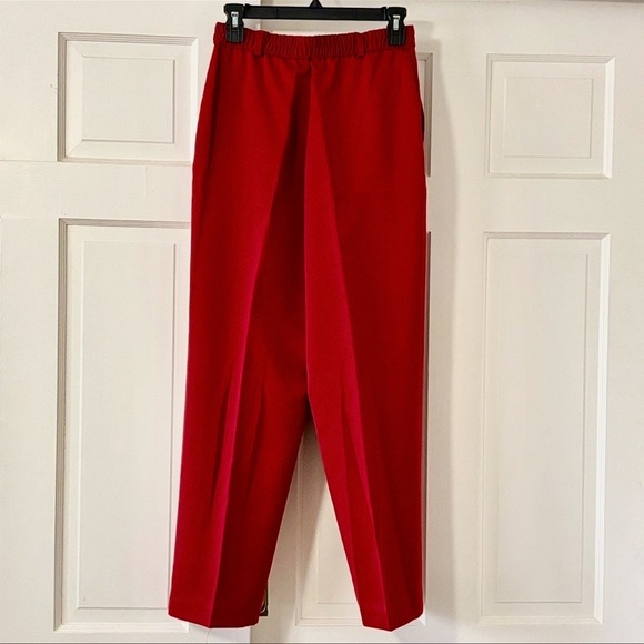 RED BLEYLE WOMENS PANTS SIZE 38 VIRGIN WOOL AND POLYESTER EXCELLENT CONDITION - Picture 4 of 8